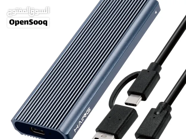 كفر SSD HAING HI-2816-M3، M.2 Enclosure ,حاضنة هارد، NVMe وSATA USB 3.2