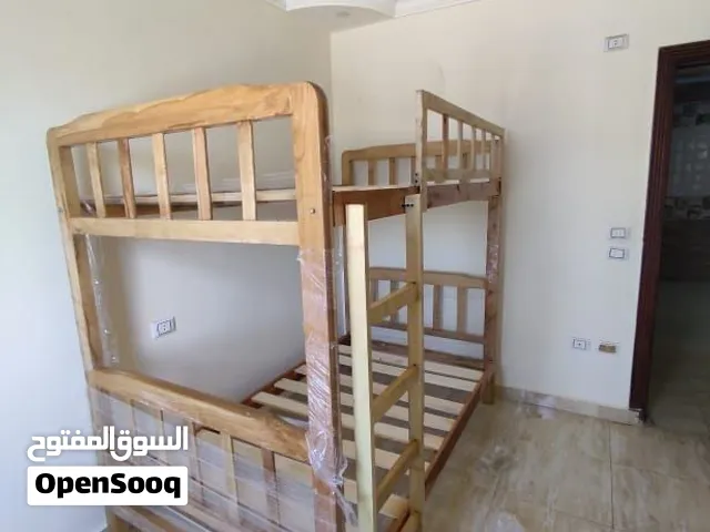 سرير خشب دورين خشب زان بملل والسلم والحاجز Furniture oh