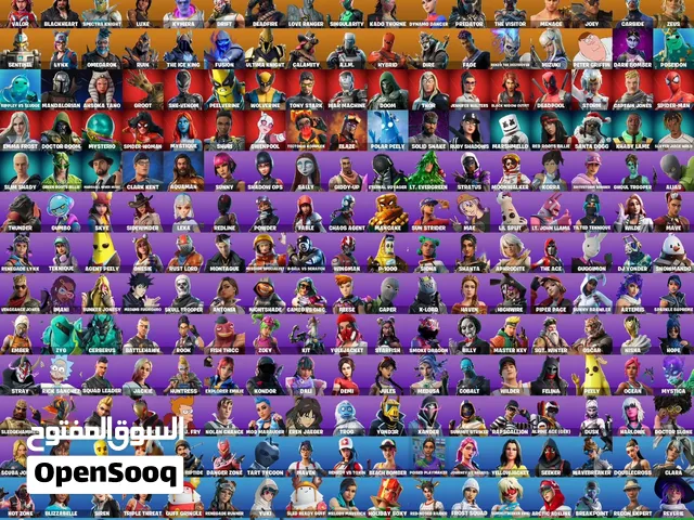 حساب فورت نايت فيه ترافيس سكوت و سكنات حصريه و اكس كريتوس و حساب حفل ملكي للبيع او للبدل عطني سعرك