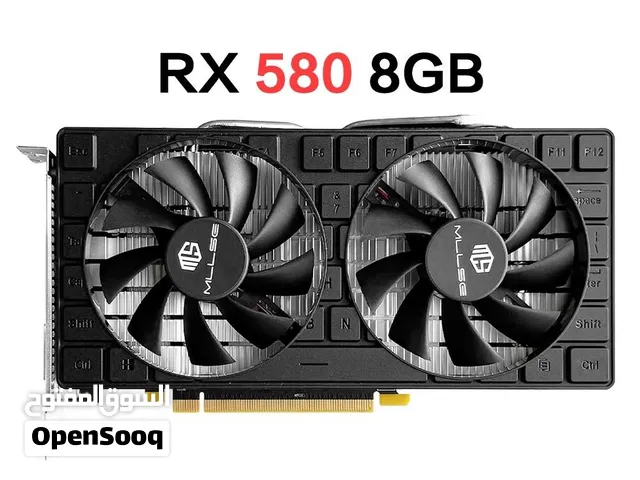 موجود كارت rx580 8G سعر 100 الف ويا توصيل و نضيف و مابي اي مشكلة