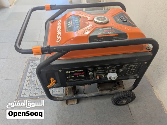 للبيع مولّد كهرباء Daewoo GDA8000E – حالة ممتازة جداً