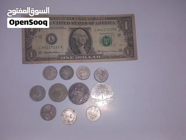 لعشاق جمع العملات العربية القديمة من مقتنياتي الخاصة عدد 11 عملة معدنية بياناتهم كالتالي  أربعة قروش
