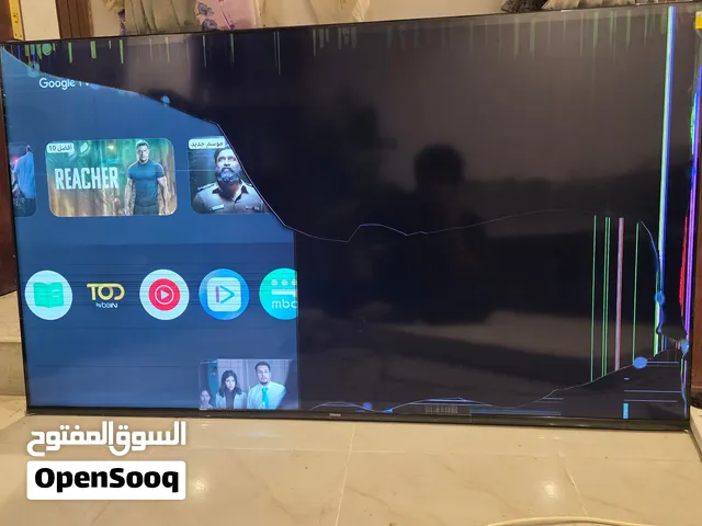 Wansa 65-inch Smart TV (Model: WLE65NGT63) - For Parts / Broken Screen