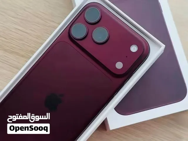 سلام عليكم ايفون 18برو ماكس جديد لون خمري الجي يد