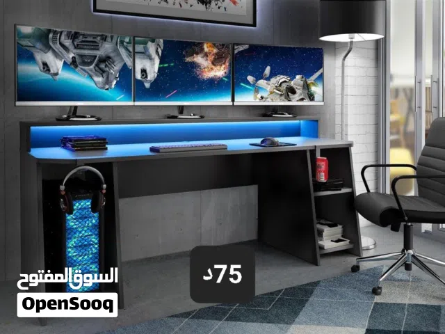 مكتب طاولة جيمينج مميزة بقياسات مختلفة من لامينيت للأثاث المكتبي طاولات للألعاب عدة الوان وموديلات