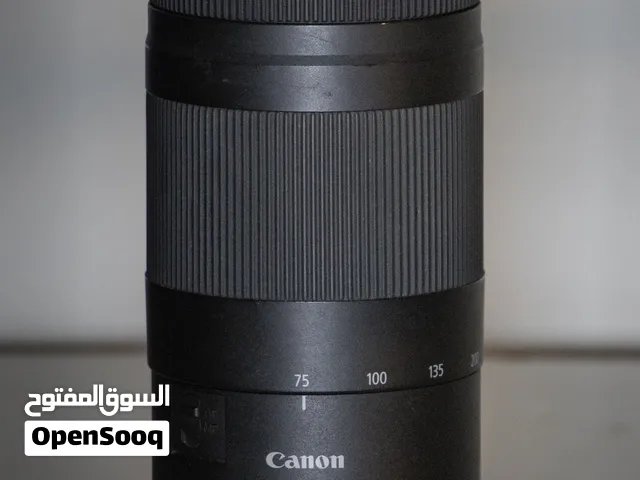 عدسة كاميرة كانون rf 75-300 نظيفه