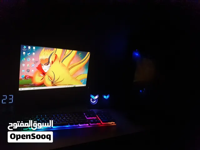 كمبيوتر جيمنج وتصميم ودراسة للبيع مع كل مرفقاته اللازمة
