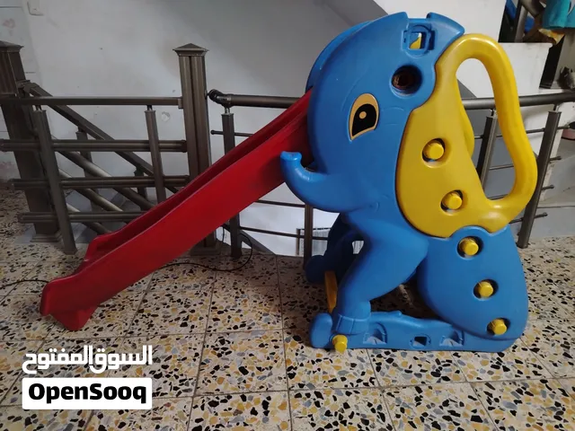 مرجوحه وزحليكة اطفال للبيع ب 80 اثنينهن