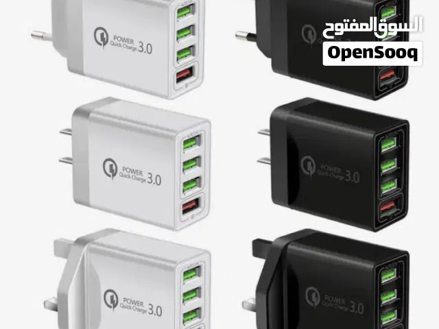 شاحن جداري 4 مخرج usb شحن سريع