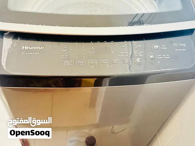 Hisense top load washing machine 10.5 kg