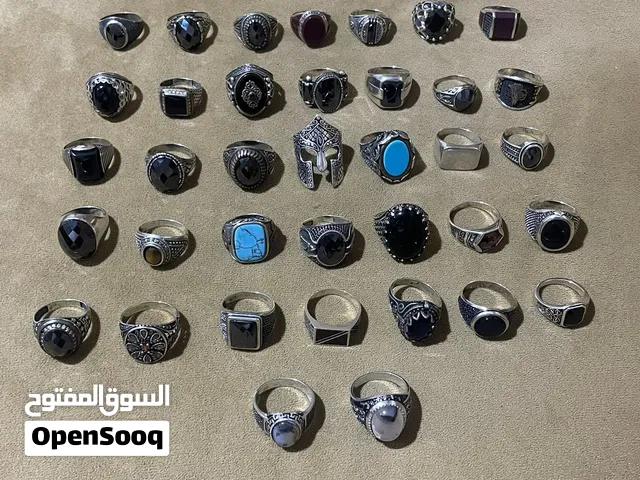 خواتم فضه رجالي مقاسات مختلفه صوالح