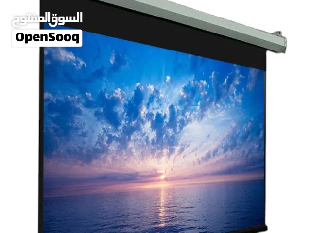 شاشةعرض بروجيكتر بمقاسات مختلفة يدوي او كهربائي او ترايبود Manual or Automatic Projector Screen