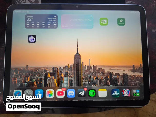 السلام عليكم ايباد a16 ذاكره 128 بطاريه 87 مبدل شاشه اصليه كامل ملحقات السعر 450 وبي مجال العنوان