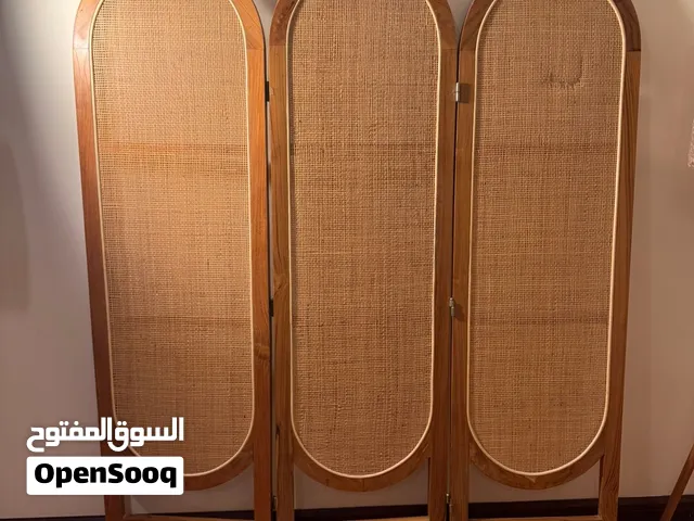 Rattan room panel divider