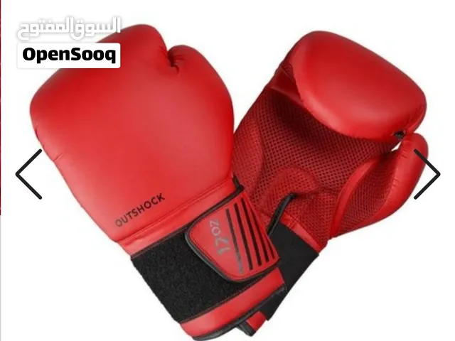 OUTSHOCK  Adult Beginner Boxing Gloves 100 Red