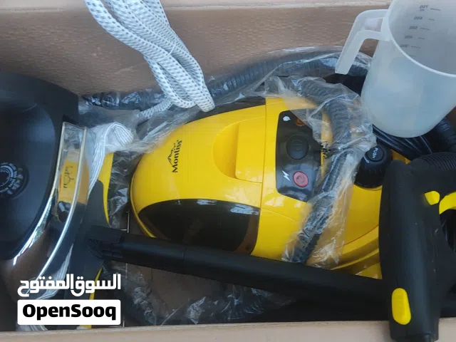 2×1 مكواة بخارية احترافية هولندية+ منظف بخاري للأرضيات والأسطح بضغط يصل إلى 4 بار جديد غبر مستعمل