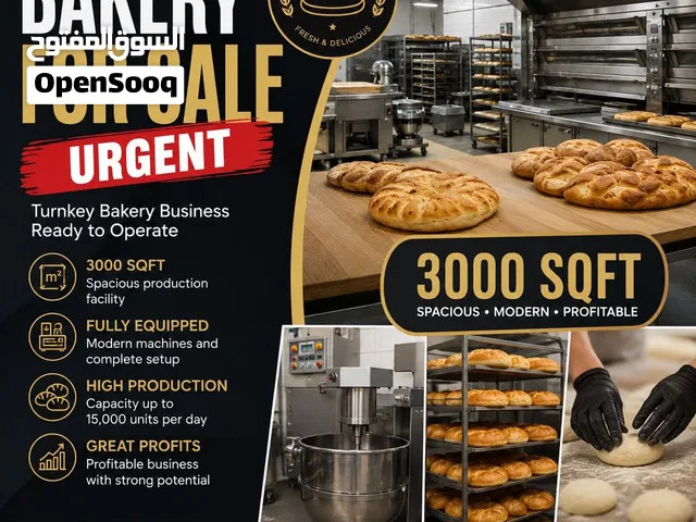 Bakery for Sale – Urgent Opportunity