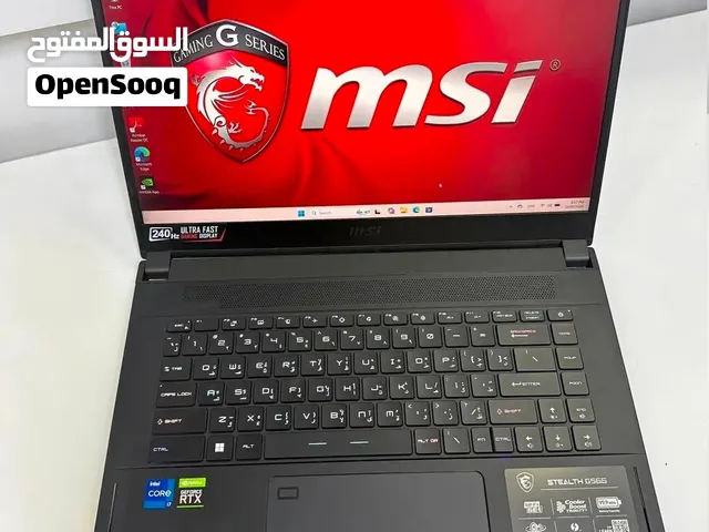 MSI GS66 STEALTH i7 11TH Gen 11800H 1TB SSD 32GB RAM