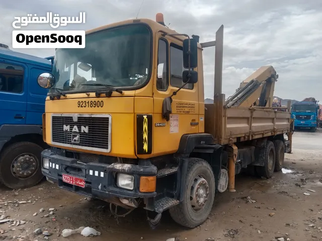 MAN HIAB TRUCK WITH PALFINGER CRANE