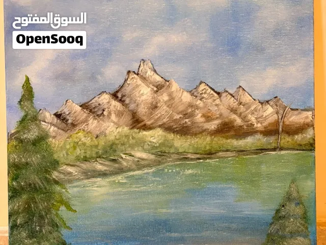 لوحة فنية مرسومة 50 * 70
