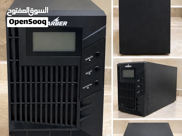 جهاز UPS من شركة FARBER، مناسب لحماية الأجهزة من انقطاع الكهرباء وتقلبات الفولتية سعره 150