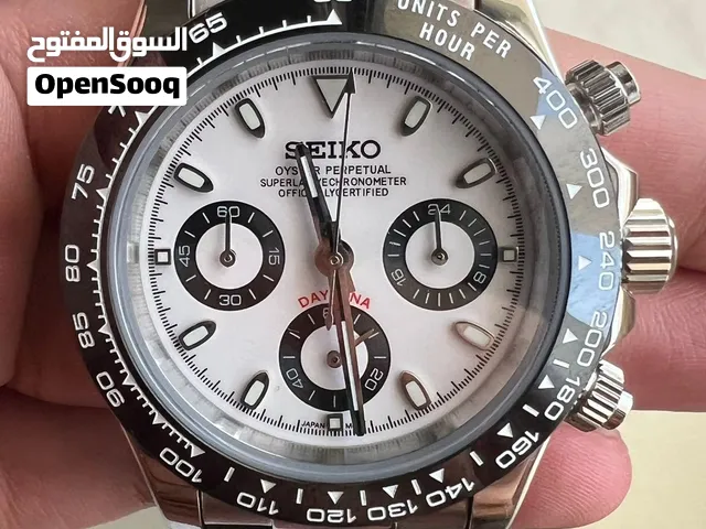 Custom Seiko 'Panda' Chronograph Mod – VK63 Movement (Brand New)