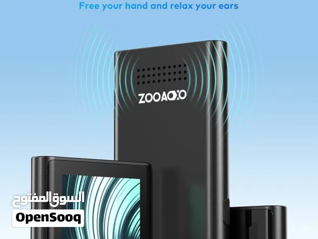 مشغل موسيقى MP3 متطور ماركة ZOOAOXO - سعة 64GB - صوت HiFi نقي جداً
