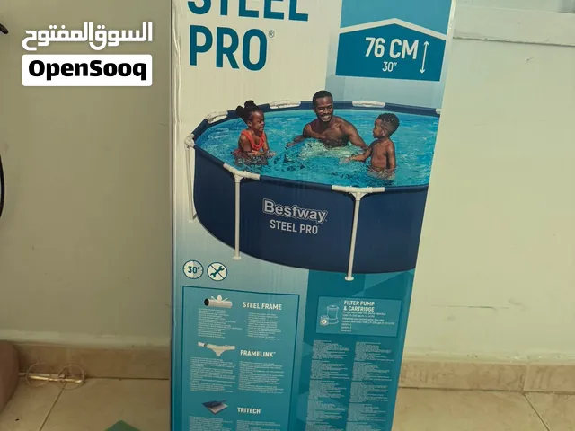 Swimming pool very good quality used 1 week only then my family travel مسبح بحالة ممتازه جدا