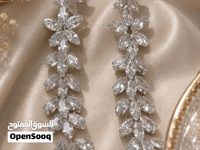 حلق سهرة طويل كريستال – 40 شيكل