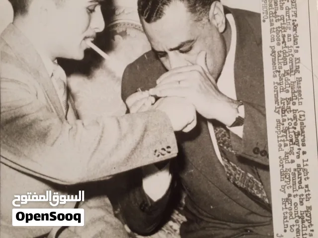 ثلاثة صور نادرة لجلالة الملك الحسين طيب الله ثراه - صور صحفية من السبعينيات