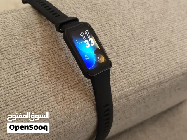 ساعه Huawei Band 8 ساعه مستعمل و حالة ممتاز جدا و غير مستخدم كثيرا و ليس لها خدوش و جميل و لون اسود