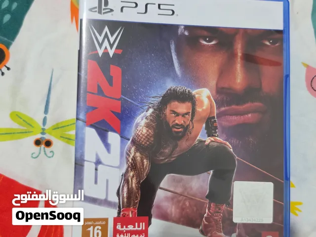 لعبة WWE2k25 جديدة فقط تم فتح الغلاف لم تستخدم