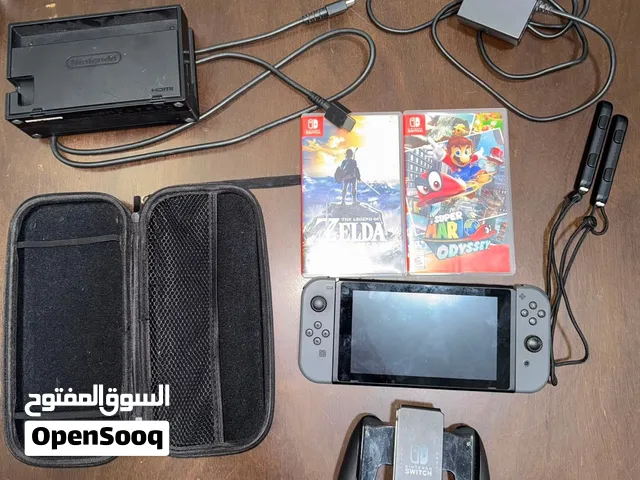 ننتندو سويتش مع اكثر من 9 العاب نضيف و حهاز