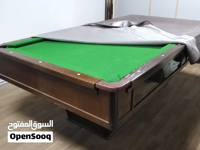 طاولة بلياردوا ماركة الجمل خشب بلوط بالكامل Billiard