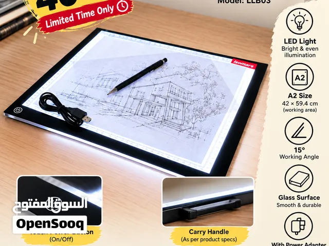 Isomars LLB03 LED Drawing Board – A2 Size  40 BHD – Limited-Time Offer