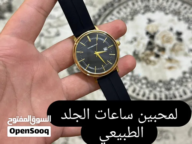 ساعه رجاليه سير جلد طبيعي متوفرة بعدة موديلات