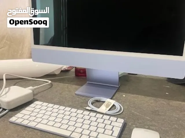 iMac 24 بحالة الوكالة - معالج M4 الجديد -ضمان جرير سنتين