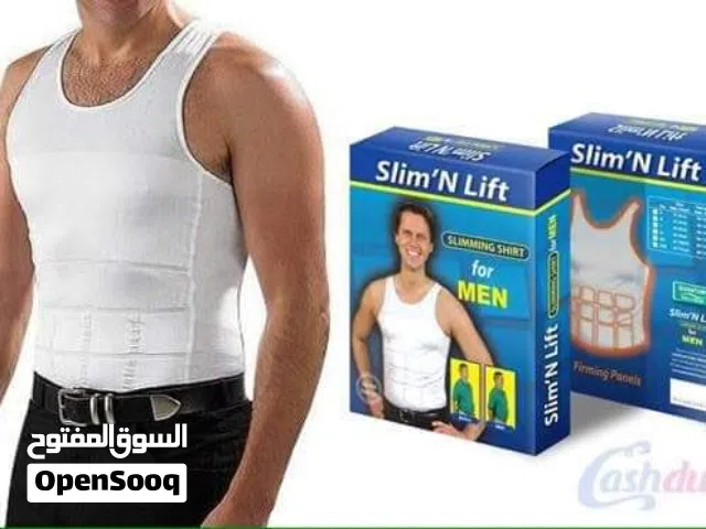 مشد رجالي شكل شباح لاخفاء الكرش و البطن و شد الترهلات مشد التنحيف و اخفاء الكرش مشدات
