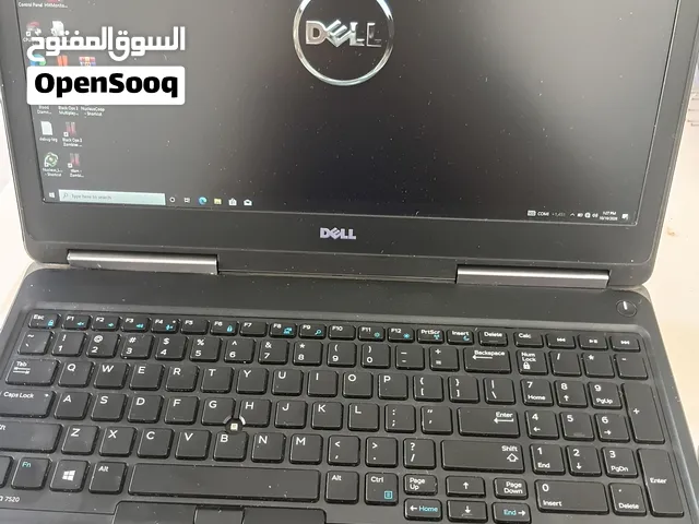 لابتوب إستعمال أروبي DELL cor i7 HQ gen6 ممتاز سواء للبرمجة أو البرامج الهندسية والألعاب