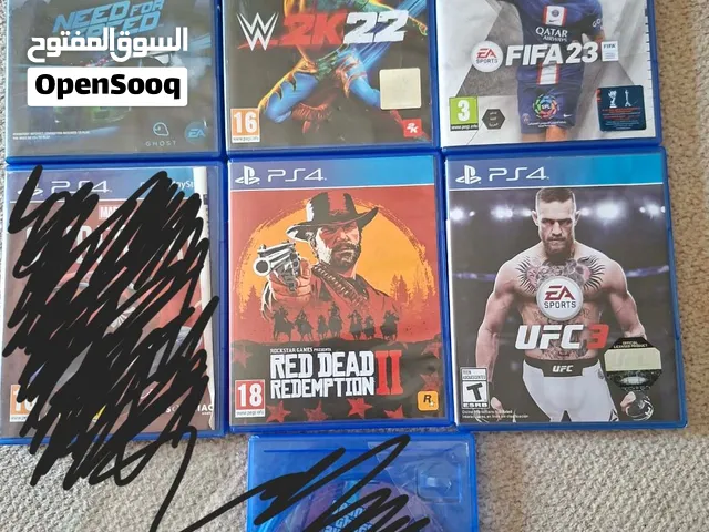 العاب بلايتسشين فور اسعار تبدأ من 80 شيكل لحد 120 شيكل