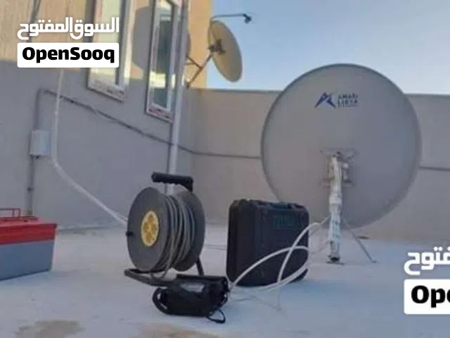 فني تركيب وتعديل ستلايت الصحون لجميع الاقمار الاصطناعية والبث الارضي طرابلس