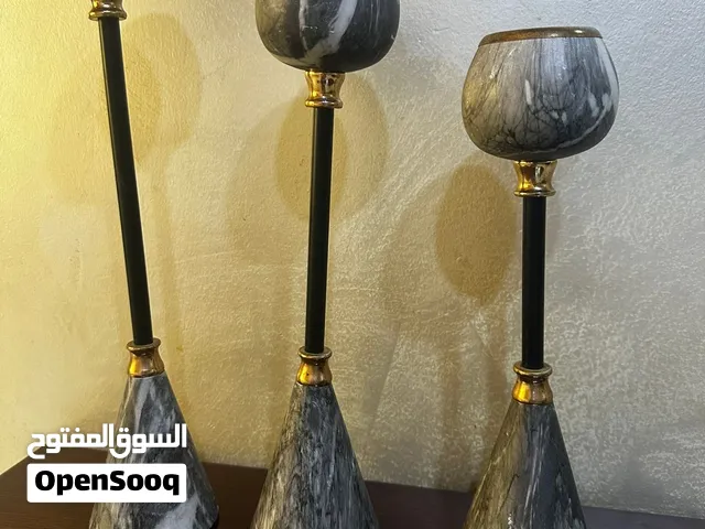 مزهريات وشمعدانات