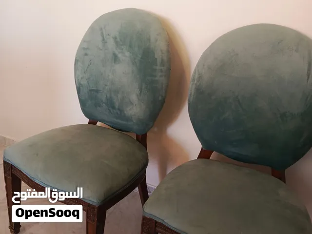 كرسي ديكور عدد 2 بلون اخضر