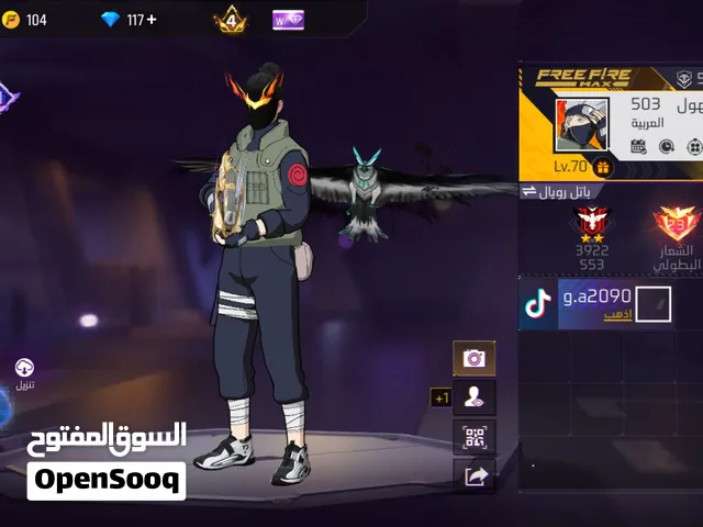 حساب لفل 70 للبيع