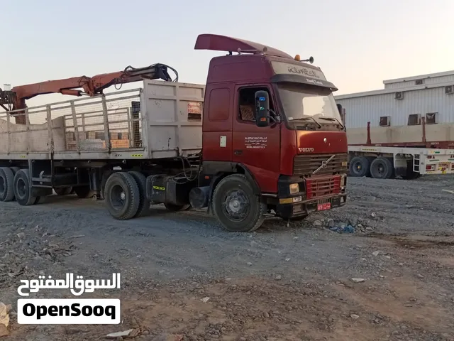 Volvo truck and traler with Block Crane