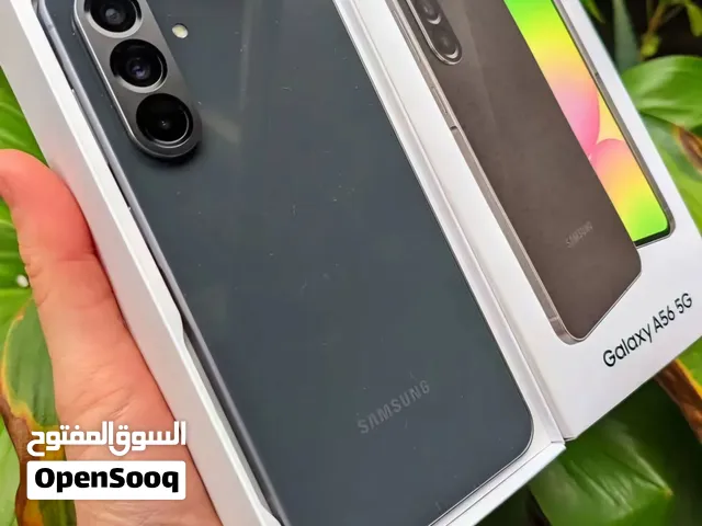 ساسمنوج a56 أناقة وفخامة وأداء قوي في جهاز واحد!  يجي لون اسود الفخم  جهاز ربي يبارك خبش لا