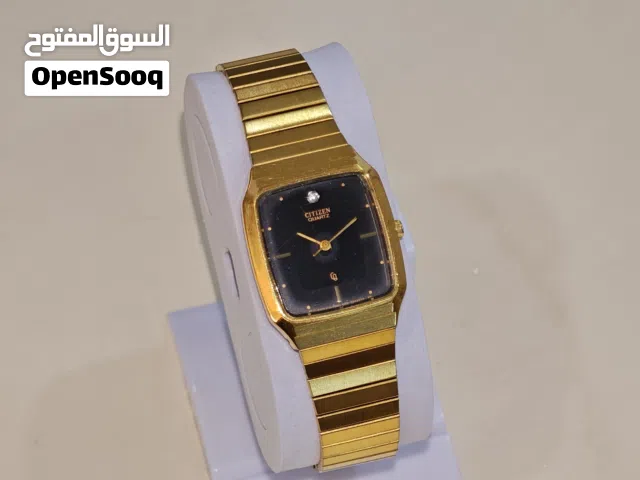 سيتزن ذهبي رجالي نسائي قطعة أنيقة جدا