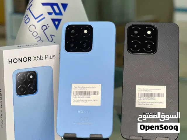 هونر  X5b plas جديد بالكرتونة 128 جيجا 8 رام