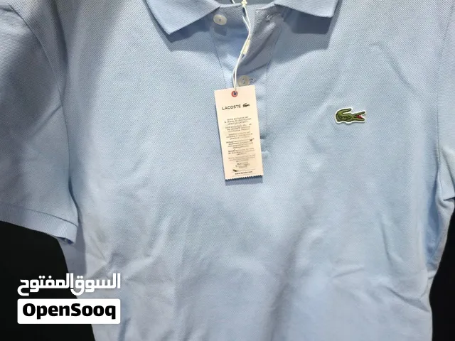 Authentic Lacoste Slim-Fit Piqué Polo Shirt – Light Blue