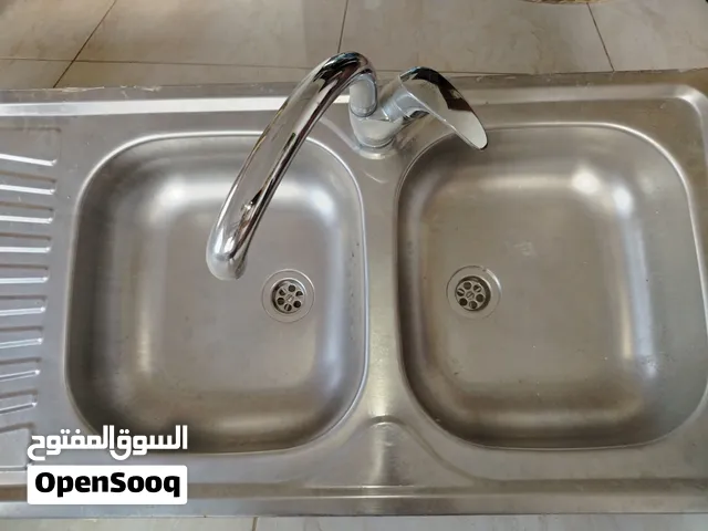 مجلى ستانلس تركي مع خلاط إيطالي استعمال بسيط  قياس120سم* 50 سم